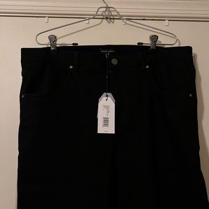 NWT Universal Standard Seine High Rise Skinny Jean - Black - 27” Inseam - Sz 18